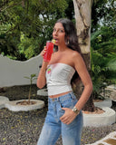 Cherry Cocktail Tube Top