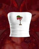 Cherry Cocktail Tube Top